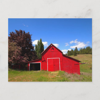 Carte Postale Barne rouge