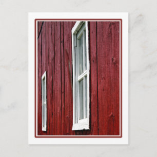 Carte Postale Barne rouge