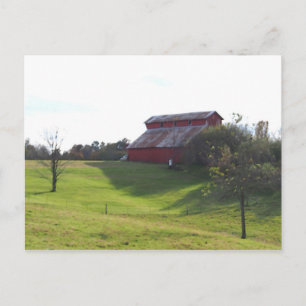 Carte Postale Barne rouge