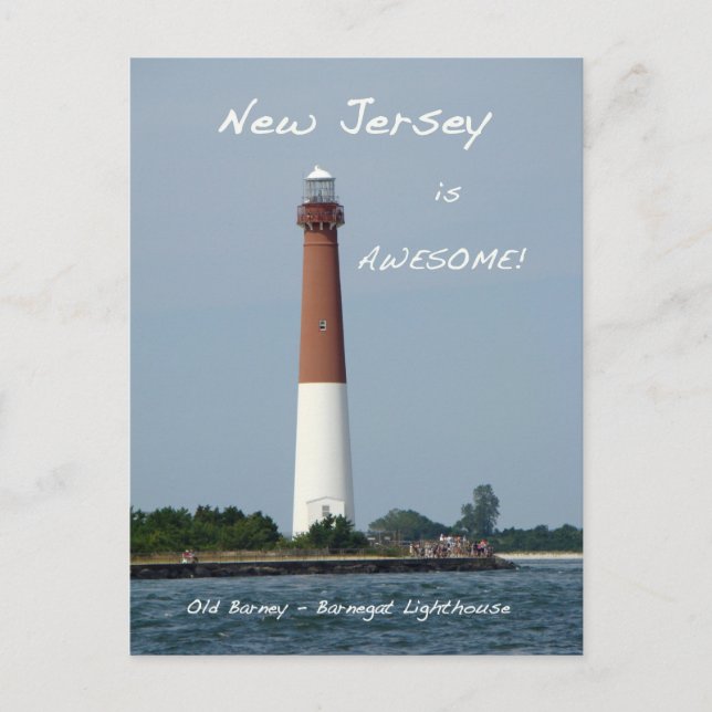 Carte Postale Barnegat Lighthouse Long Beach Island New Jersey (Devant)