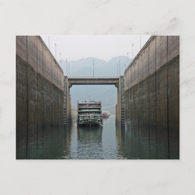 Carte Postale Barrage des Trois Gorges (Devant)