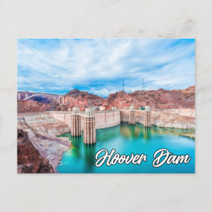 Carte Postale Barrage historique de Hoover, Nevada, États-Unis