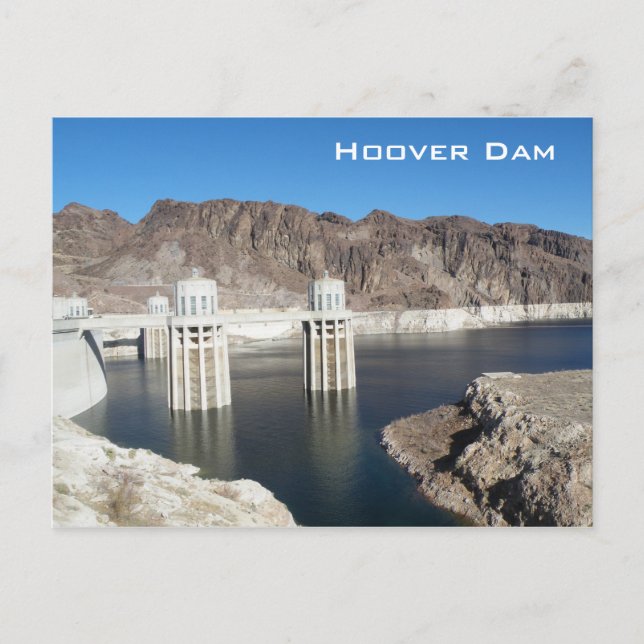 Carte Postale Barrage Hoover (Devant)