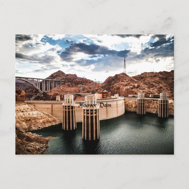 Carte Postale Barrage Hoover (Devant)