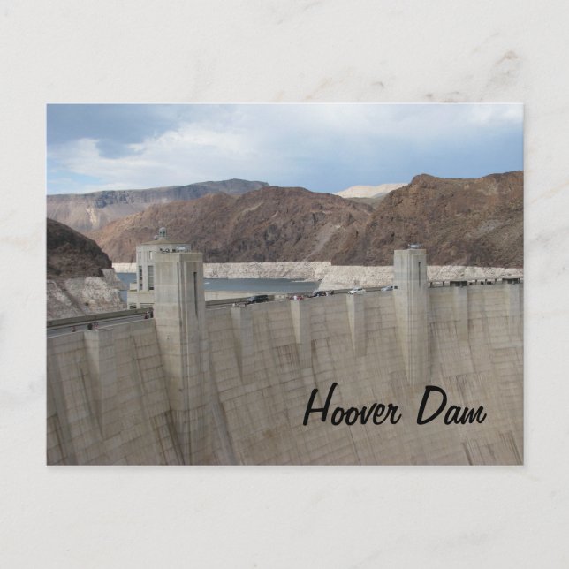 Carte Postale Barrage Hoover (Devant)