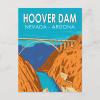 Barrage Hoover Arizona Nevada Illustration Art de