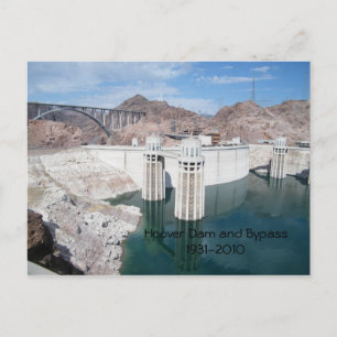 Carte Postale barrage Hoover et contournement1931-2010