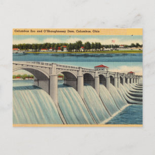 Carte Postale Barrage O'Shaughnessy, Columbus, Ohio