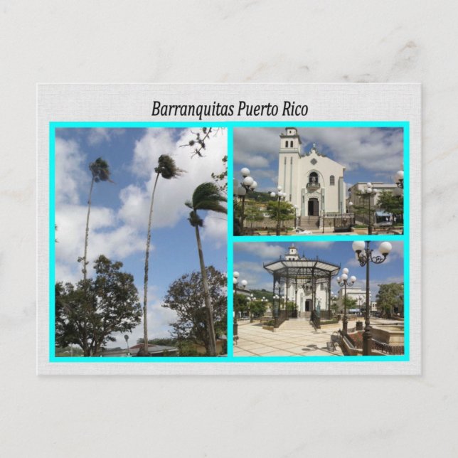 Carte Postale Barranquitas Porto Rico (Devant)