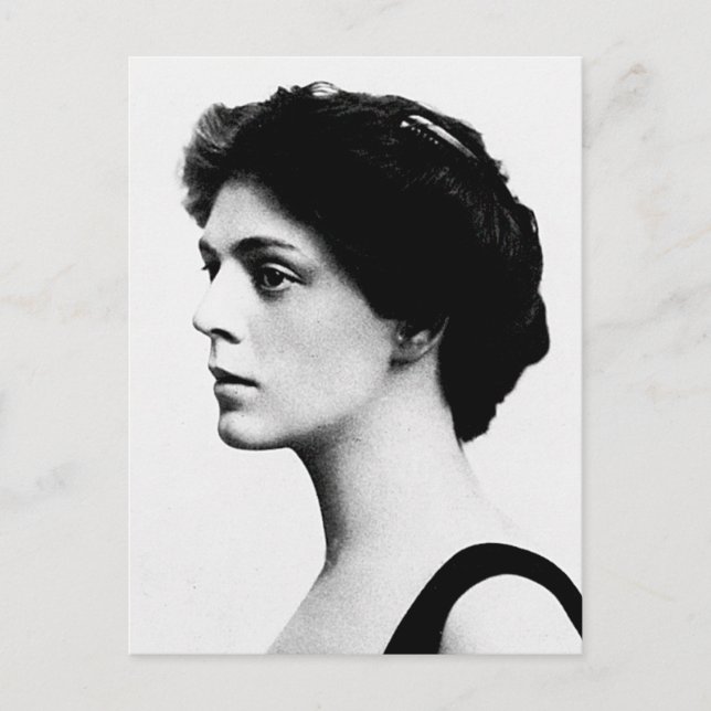 Carte Postale Barrymore ~ Ethel American Actrice (Devant)