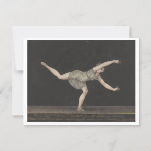 Carte Postale Bartholomeus Ziesenis, Danseuse