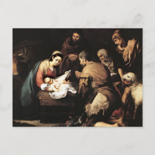 Carte Postale Bartolome Murillo - L'Adoration des Shepards