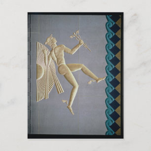 Carte Postale Bas-relief représentant le mercure