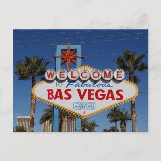 Carte postale Bas vegas