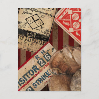 Carte Postale Base-ball Vintage