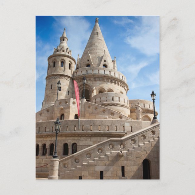 Carte Postale Base de Fisherman à Budapest (Devant)