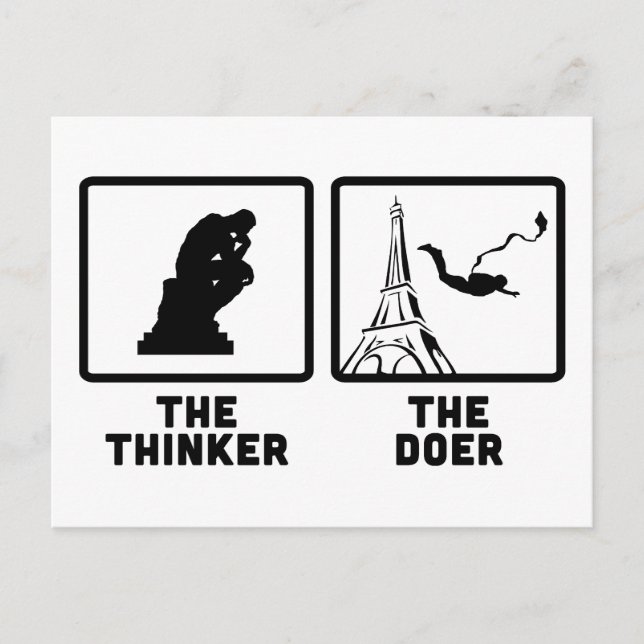 Carte Postale Base Jumping (Devant)