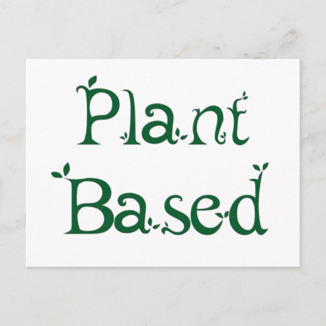 Carte Postale Basé sur le plante (Devant)