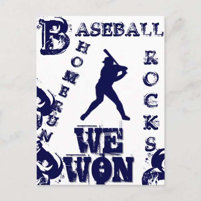 Carte Postale Baseball (Devant)