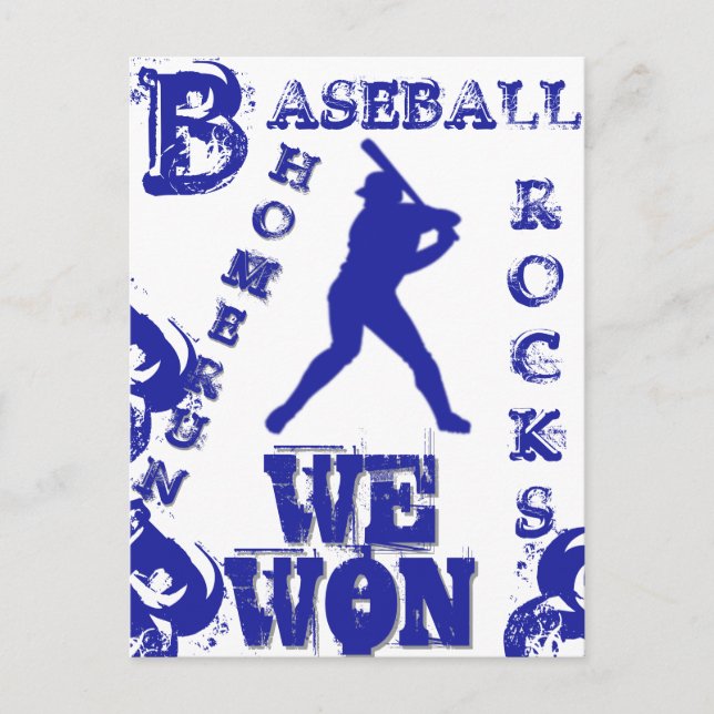 Carte Postale Baseball (Devant)