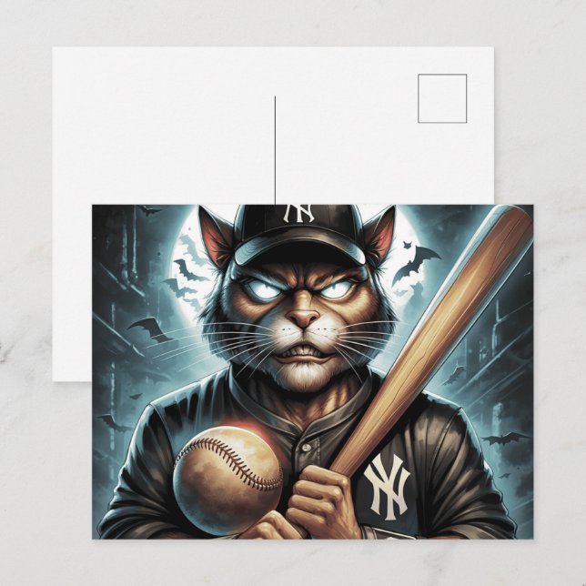 Carte Postale Baseball -2 (Devant / Derrière)