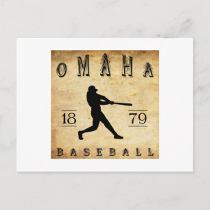 Carte Postale Baseball à Omaha Nebraska 1879