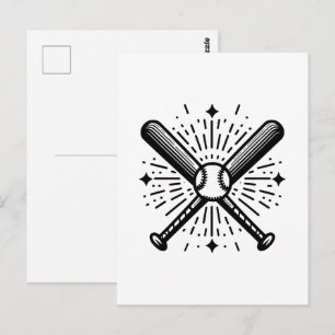 Carte Postale baseball vintage
