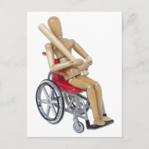 Carte Postale BaseballBatFauteuil roulant