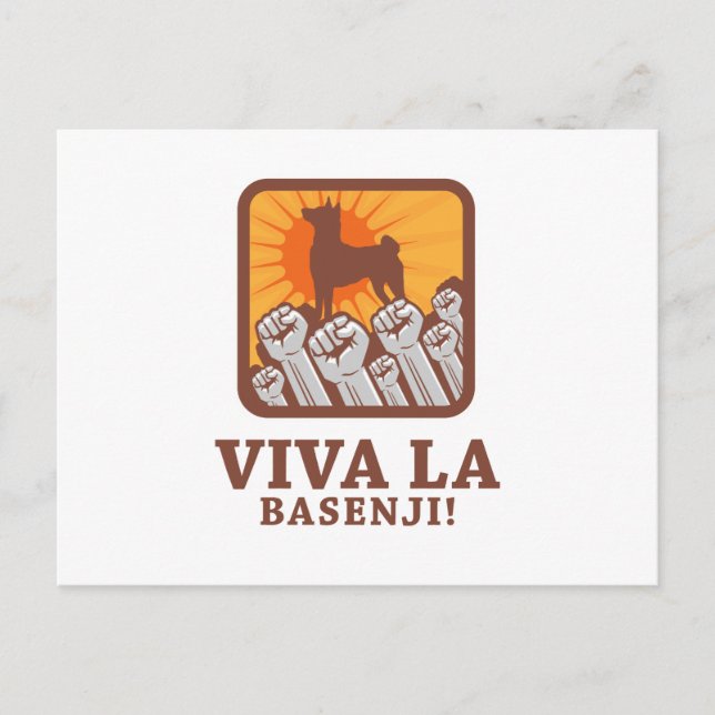 Carte Postale Basenji (Devant)