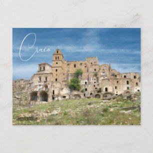 Carte Postale Basilicate de Craco Ghost