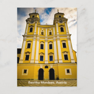 Carte Postale Basilika Mondsee, Autriche