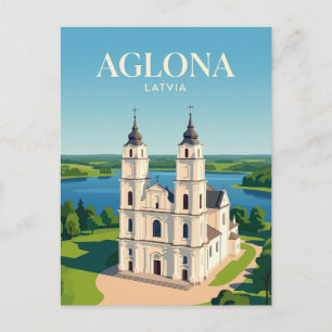 Carte Postale Basilique d'Aglona Lettonie
