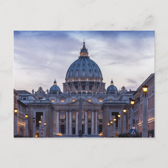 Carte Postale Basilique de San Pietro, Rome (Italie) (Devant)