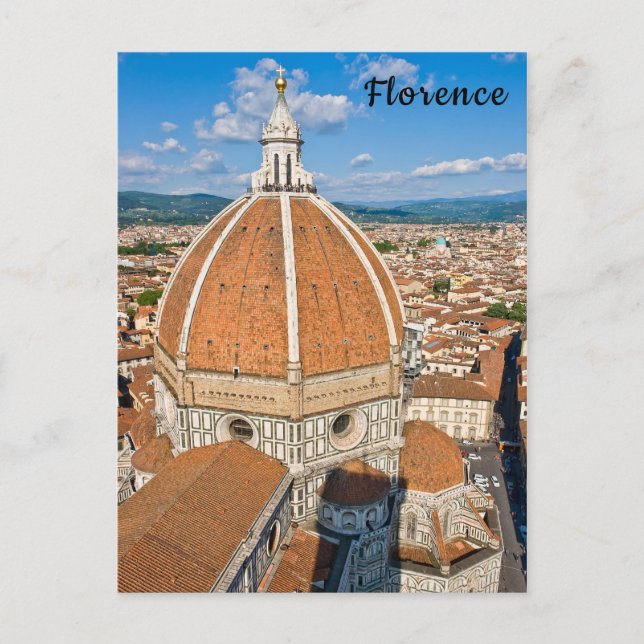 Carte Postale Basilique du Duomo de Père Noël Maria del Fiore -  (Devant)
