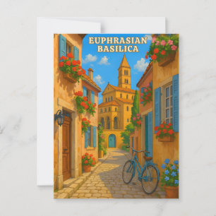 Carte Postale Basilique Euphrasienne Poreč Croatie Vintage voyag