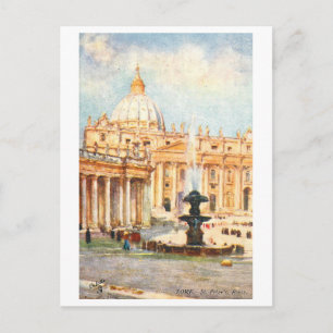 Carte Postale Basilique Saint-Pierre de Vatican antique