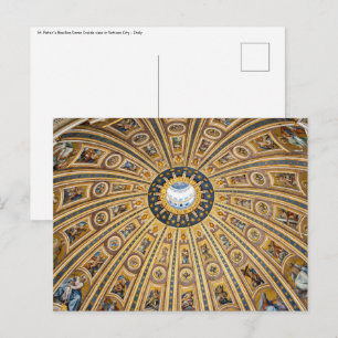 Carte Postale Basilique Saint-Pierre Dôme - Vatican, Rome, Itali