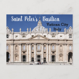 Carte Postale Basilique Saint-Pierre Vatican Italie