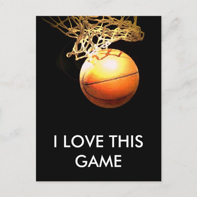 Carte Postale Basket (Devant)