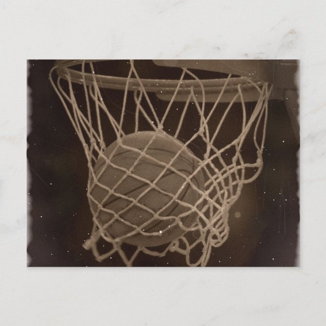Carte Postale Basket-ball endommagé (Devant)