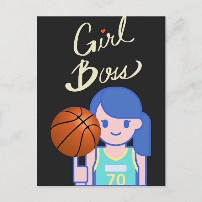 Carte Postale Basket-ball féminin (Devant)