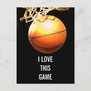Carte Postale Basket-ball - Sports Illustration Art