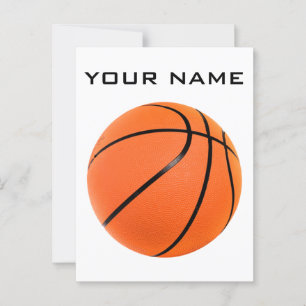Carte Postale Basket-ball Votre nom