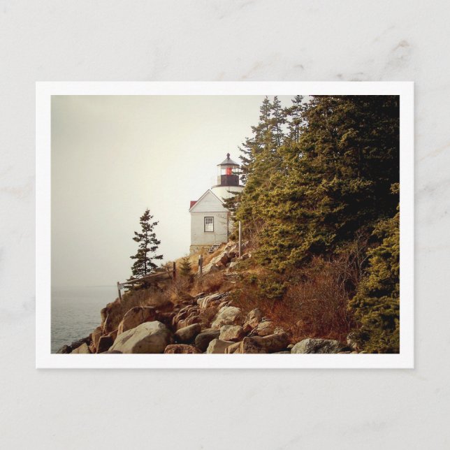 Carte Postale Bass Harbour Head Light (Devant)