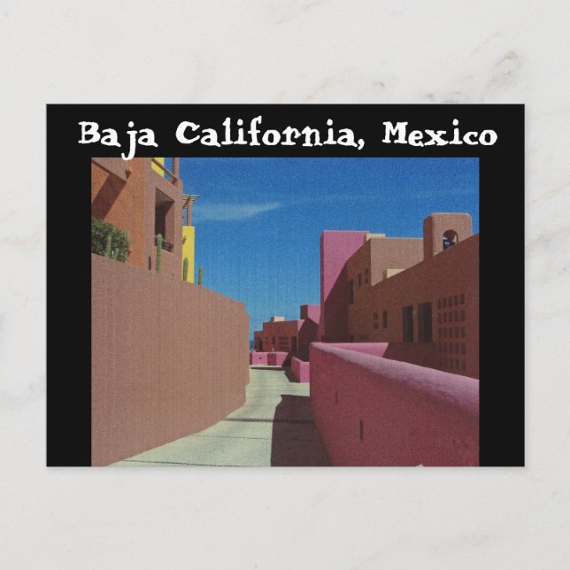 Carte Postale Basse Californie, Mexique (Devant)