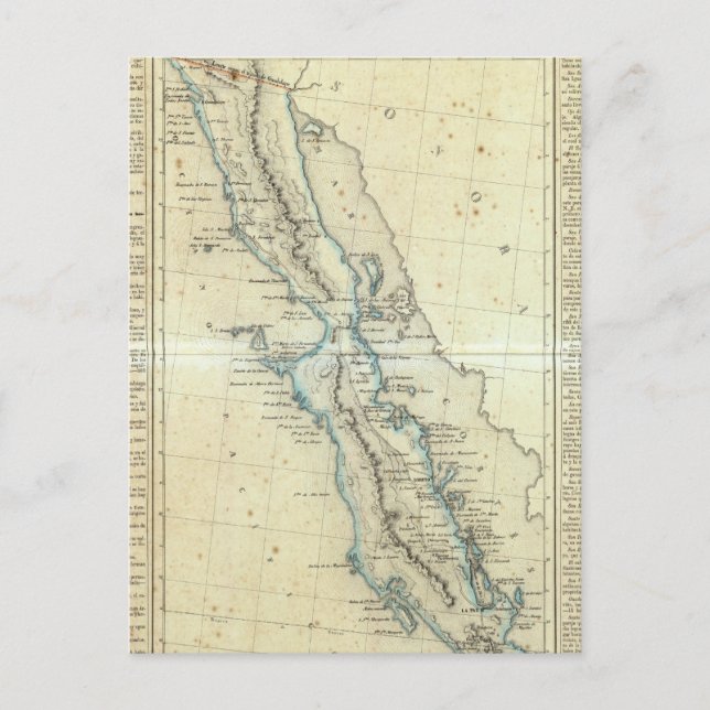 Carte Postale Basse-Californie, Mexique (Devant)