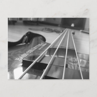 Carte Postale Basse en noir