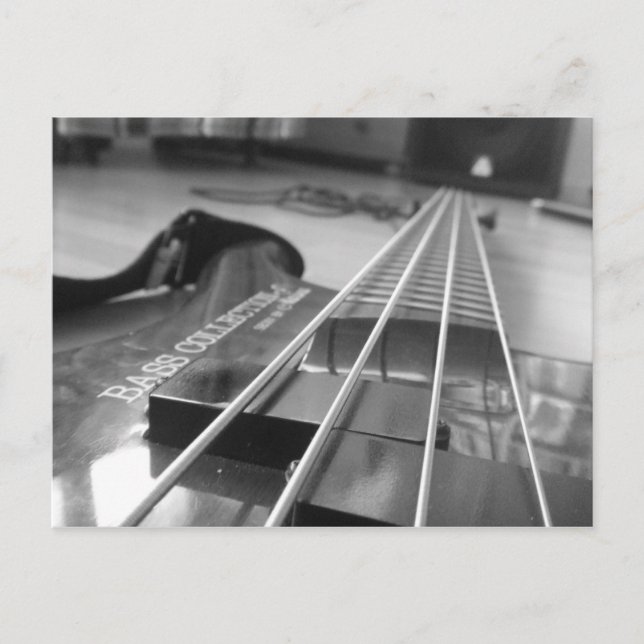 Carte Postale Basse en noir (Devant)