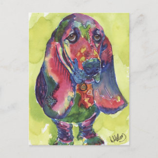 Carte Postale Basset Hound