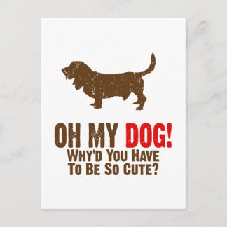 Carte Postale Basset Hound